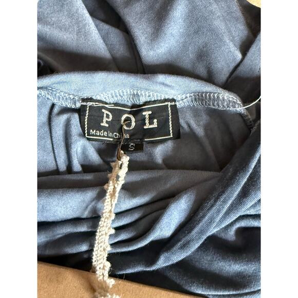 Pol Gray Fringe Top S NWT - Picture 10 of 10